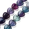 Natural Colorful Fluorite Beads Strands G-H051-A01-01-1