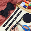 6 Yards Polyester Curtain Tape for Hook DIY-DC0003-15-3