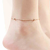 Stainless Steel Charm Anklets for Women WG18C2B-31-1