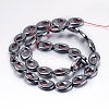 Non-magnetic Synthetic Hematite Beads Strands G-P341-33-10x14mm-2