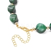 Two Tone Acrylic Twist Beaded Necklaces NJEW-JN05840-02-5
