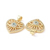 Brass Micro Pave Cubic Zirconia Pendants ZIRC-P106-57G-3