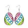 Easter Egg Acrylic Dangle Earrings FS-WG73047-01-3