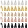 150Pcs 5 Style Iron Filigree Bead Cone IFIN-PH0005-19-1