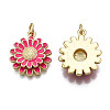 Brass Enamel Pendants KK-Q769-014E-NF-2