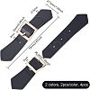 4Pcs 2 Colors Imitation Leather Toggle Buckle FIND-FG0001-26-2