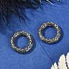 Snake Ring 316 Surgical Stainless Steel Hoop Nose Rings EJEW-G416-19A-AS-2
