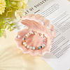 Shell Shape Porcelain Jewelry Plate AJEW-WH20080-08B-3
