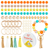 DIY Beaded Keychain Wristlet Making Kit DIY-CA0004-43-1