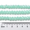 Baking Paint Imitation Jade Glass Bead Strands LS-DGLA-A034-J8MM-A22-3