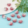 Valentine's Day Gradient Color Polymer Clay Grade A Rhinestone Beads RB-A049-06-4