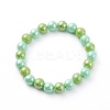 Opaque Acrylic Beads Stretch Bracelet for Kids BJEW-JB06503-3