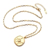 304 Stainless Steel Constellation Pendant Necklaces LS-NJEW-K392-01G-08-4
