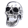 Skull 304 Stainless Steel Finger Rings for Men FS-WGF2445-03-5