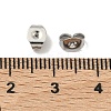 Tarnish Resistant 201 Stainless Steel Ear Nuts STAS-S028-11-3
