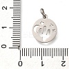 304 Stainless Steel Charms STAS-Z119-07P-3