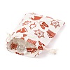Christmas Theme Cotton Fabric Cloth Bag ABAG-H104-B13-4