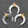 Natural Quartz Crystal Pendants G-A017-16G-1