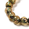 Handmade Dichroic Foil Glass Beads Strands DICH-U001-06B-3