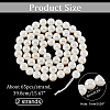 Glass Pearl Beads Strands SHEL-WH0001-009A-1-3