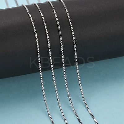 Tarnish Resistant 304 Stainless Steel Venice Chains CHS-K001-33B-1