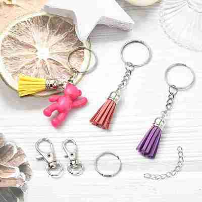 DIY Keychain Jewelry Making Finding Kits DIY-YW0012-02-1