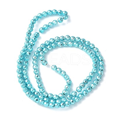 Baking Paint Synthetic Non-Magnetic Hematite Beads Strands G-H020-K01-11-1