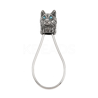 316 Surgical Stainless Steel Rhinestone Keychains STAS-Z165-03AS-1