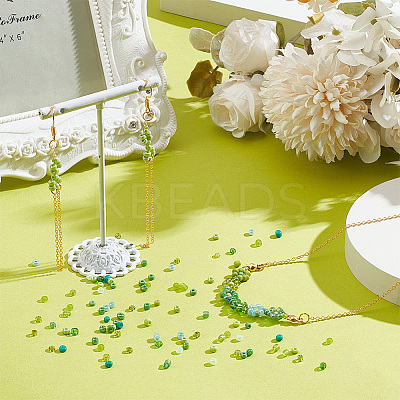 180G 15 Style 8/0 Glass Round Seed Beads SEED-AR0001-19-1