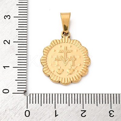201 Stainless Steel Pendants STAS-C130-04C-G-1