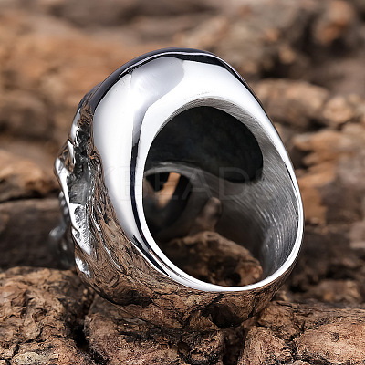 Skull 304 Stainless Steel Finger Rings for Men FS-WGF2445-01-1
