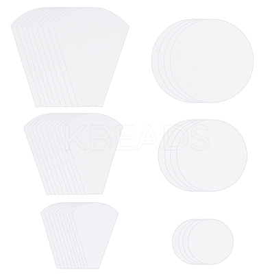 3 Bags 3 Styles Paper Quilting Templates DIY-GF0008-75-1