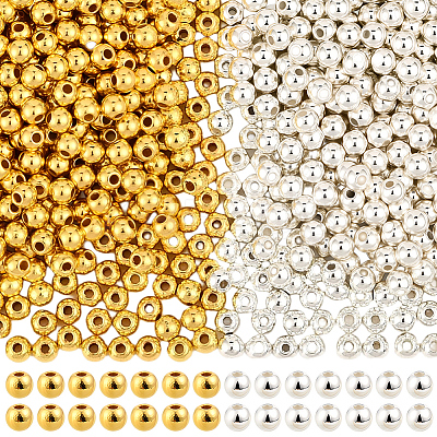 1600Pcs 2 Colors CCB Plastic Beads CCB-PA0001-04A-1