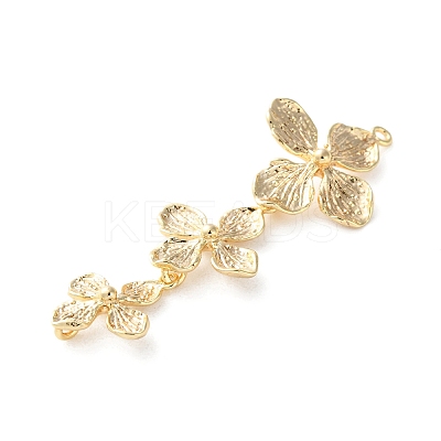 Brass Connector Charms KK-S513-02B-G-1
