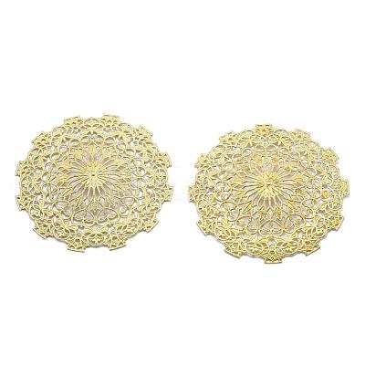 Brass Filigree Joiners KK-K184-14C-RS-1