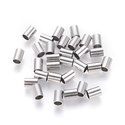 Tarnish Resistant 304 Stainless Steel Tube Beads STAS-G209-01P-1