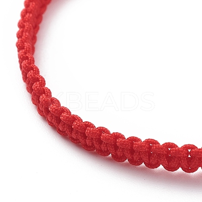 2Pcs 2 Style Nylon Braided Cord Bracelets BJEW-JB08806-1