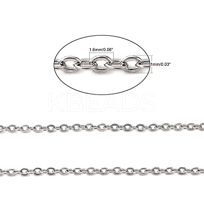 Brass Cable Chains CHC-K004-02P-1