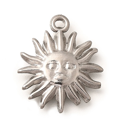 304 Stainless Steel Pendants STAS-P381-07P-1