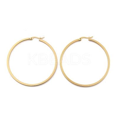 201 Stainless Steel Hoop Earrings EJEW-P304-14A-G-1