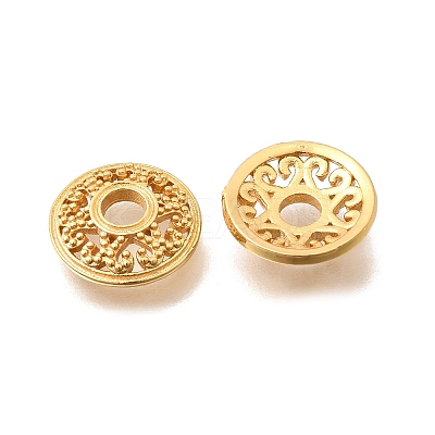 Brass Bead Caps KK-G600-23G-1