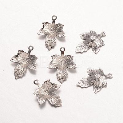 Tarnish Resistant Autumn Theme 316 Surgical Stainless Steel Pendants X-STAS-K096-28P-1