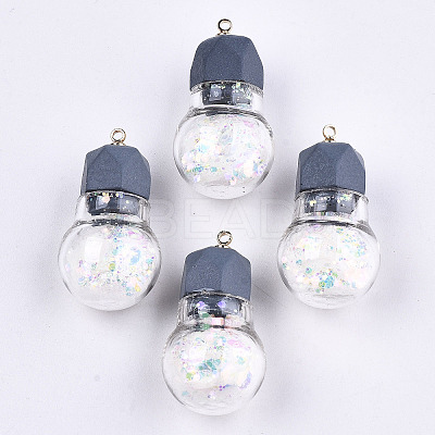 Opaque Resin Pendants RESI-T051-06A-1