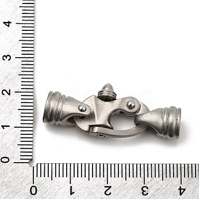 Tarnish Resistant 304 Stainless Steel Clasps STAS-M197-01-1