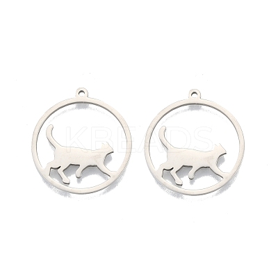 Non-Tarnish 201 Stainless Steel Pendants STAS-N098-098P-1