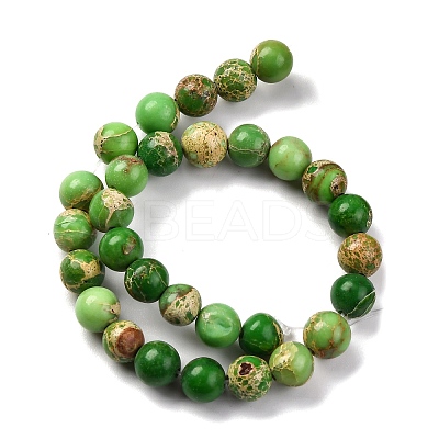 Dyed Natural Regalite/Imperial Jasper/Sea Sediment Jasper Beads Strands G-B124-C02-02-1