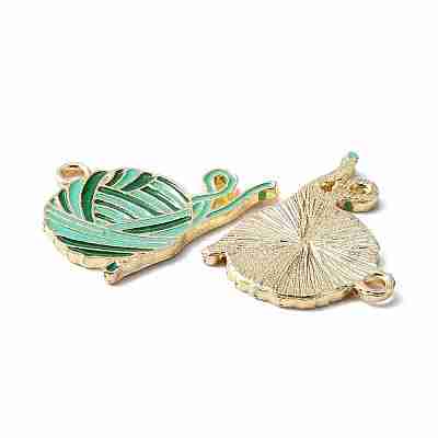Zine Alloy Enamel Pendants ENAM-WH0065-04G-1