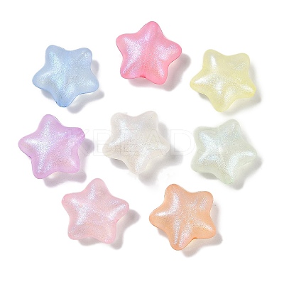 Luminous Transparent Acrylic Beads LACR-U001-07-1