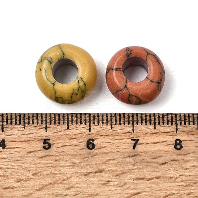 Synthetic Gemstone European Beads SPDL-R001-01-1