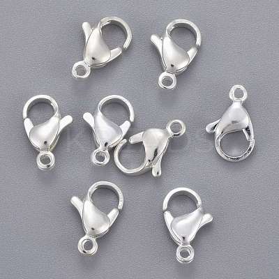 304 Stainless Steel Lobster Claw Clasps X-STAS-E464-21E-S-1